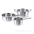 Superior quality 6 pcs stainless steel sauce pot/ /stainless cooking pot/
